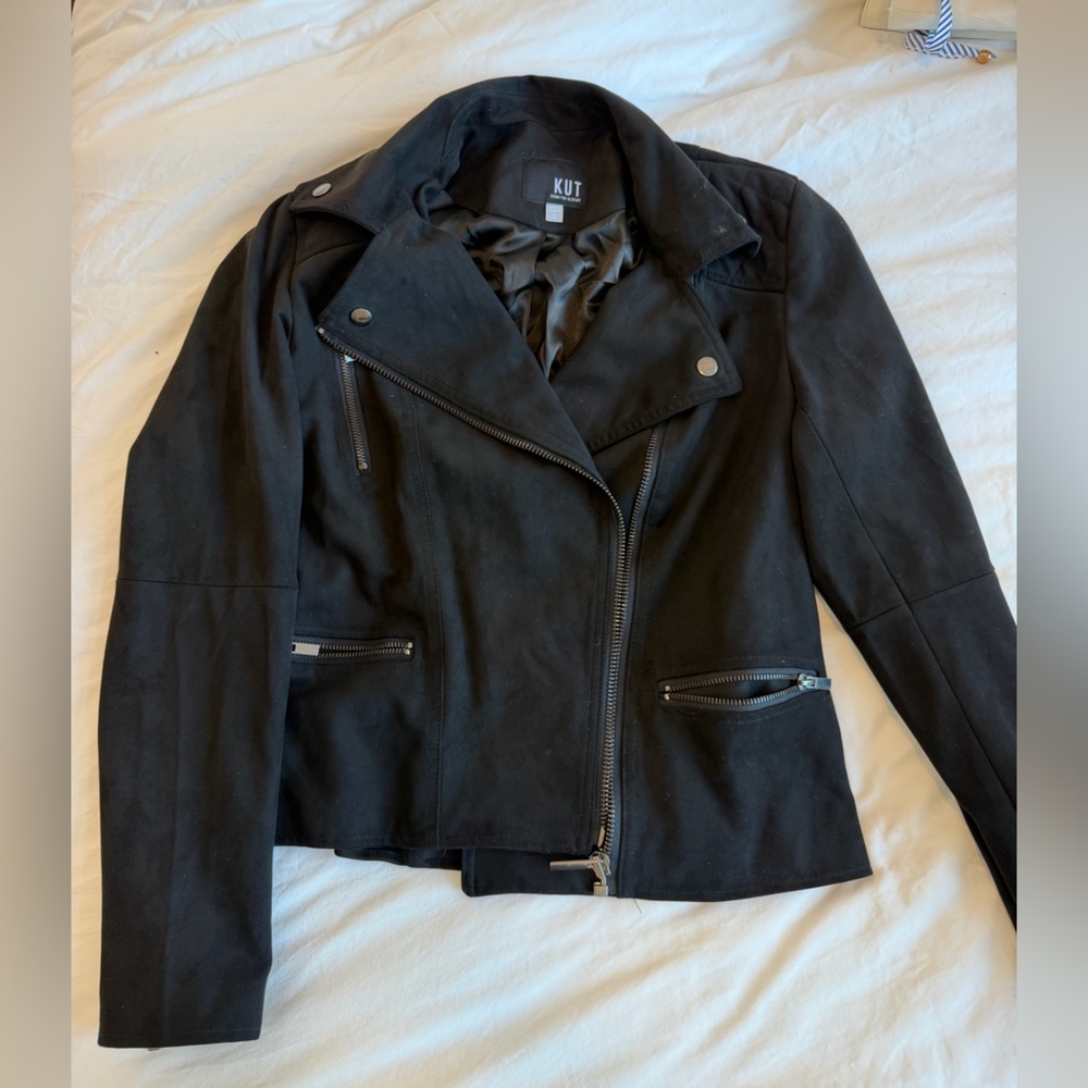 KUT from the Kloth faux suede jacket